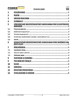 Powerplus POWXG2009 Návod na obsluhu