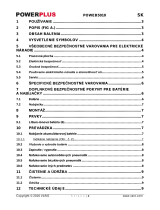 Powerplus POWEB5010 Návod na obsluhu