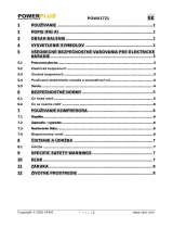 Powerplus POWX1721 Návod na obsluhu