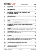 Powerplus POWDPG80620 Návod na obsluhu