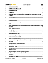 Powerplus POWXG90430 Návod na obsluhu