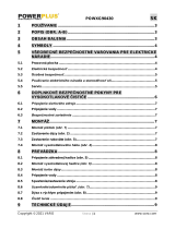 Powerplus POWXG90430 Návod na obsluhu