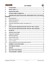Kreator KRT706300T Návod na obsluhu