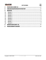 Kreator KRTGR9005 Návod na obsluhu