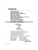 Hitachi DS 14DFL Handling Instructions Manual