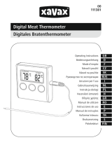 Xavax Digital Meat Thermometer Používateľská príručka