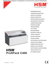 HSM ProfiPack C400 Operating Instructions Manual