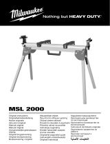 Milwaukee MSL 2000 Original Instructions Manual