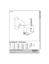 GROHE EUROSMART COSMOPOLITAN E + POWERBOX 36 386 Používateľská príručka
