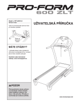 Pro-Form 600 Zlt Treadmill Používateľská príručka