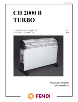 Fenix CH 2000 B TURBO User Instructions