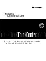 Lenovo ThinkCentre M71z Používateľská príručka