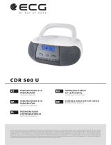ECG CDR 500 U Používateľská príručka