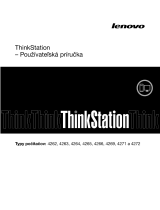 Lenovo ThinkStation C20x Používateľská príručka