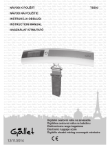 Gallet TS503 Používateľská príručka