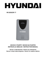 Hyundai WS SENZOR 77 Používateľská príručka