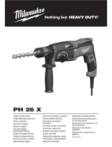 Milwaukee PH 26 X Original Instructions Manual