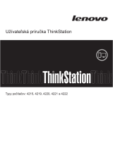 Lenovo ThinkStation E20 Používateľská príručka