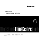 Lenovo ThinkCentre M62z Používateľská príručka