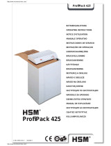 HSM Profi Pack 425 Operating Instructions Manual