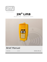 2N Lift8 Audio Unit - Machine Room Návod na používanie