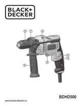 Black & Decker BDHD500 Používateľská príručka