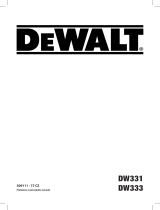 DeWalt DW331 Používateľská príručka