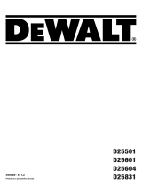 DeWalt D25601K Používateľská príručka