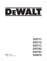 DeWalt D25712K Používateľská príručka