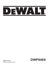 DeWalt DWP849X Používateľská príručka