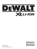 DeWalt DCS331 Používateľská príručka