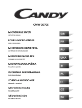 Candy CMW2070 Microwave Oven Používateľská príručka