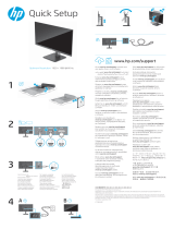 HP P27h G4 FHD Monitor Stručná príručka spustenia
