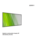 HP LD5511 55-inch Large Format Display Používateľská príručka