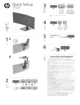 HP P34hc G4 WQHD USB-C Curved Monitor Stručná príručka spustenia