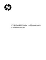 HP V221 21.5-inch LED Backlit Monitor Používateľská príručka