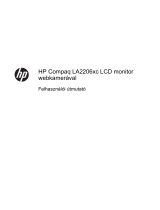 HP Compaq LA2206xc 21.5-inch Webcam LCD Monitor Používateľská príručka