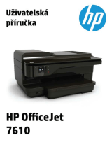 HP OfficeJet 7610 Wide Format e-All-in-One series Návod na obsluhu