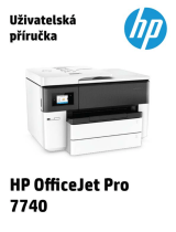 HP OfficeJet Pro 7740 Wide Format All-in-One Printer series Návod na obsluhu