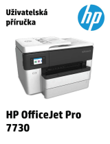 HP OfficeJet Pro 7730 Wide Format All-in-One Printer series Návod na obsluhu