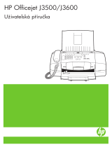 HP Officejet J3600 All-in-One Printer series Používateľská príručka