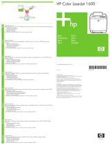 HP COLOR LASERJET 1600 PRINTER Stručná príručka spustenia