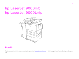 HP LaserJet 9000 Multifunction Printer series Užívateľská príručka
