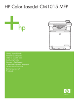 HP Color LaserJet CM1015/CM1017 Multifunction Printer series Stručná príručka spustenia