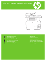 HP Color LaserJet CM1312 Multifunction Printer series Návod na obsluhu