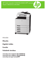 HP Color LaserJet CM6030/CM6040 Multifunction Printer series referenčná príručka
