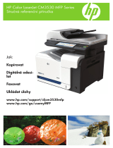HP Color LaserJet CM3530 Multifunction Printer series referenčná príručka