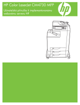 HP Color LaserJet CM4730 Multifunction Printer series Užívateľská príručka