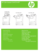 HP Color LaserJet CM4730 Multifunction Printer series Stručná príručka spustenia