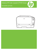 HP Color LaserJet CP1510 Printer series Používateľská príručka